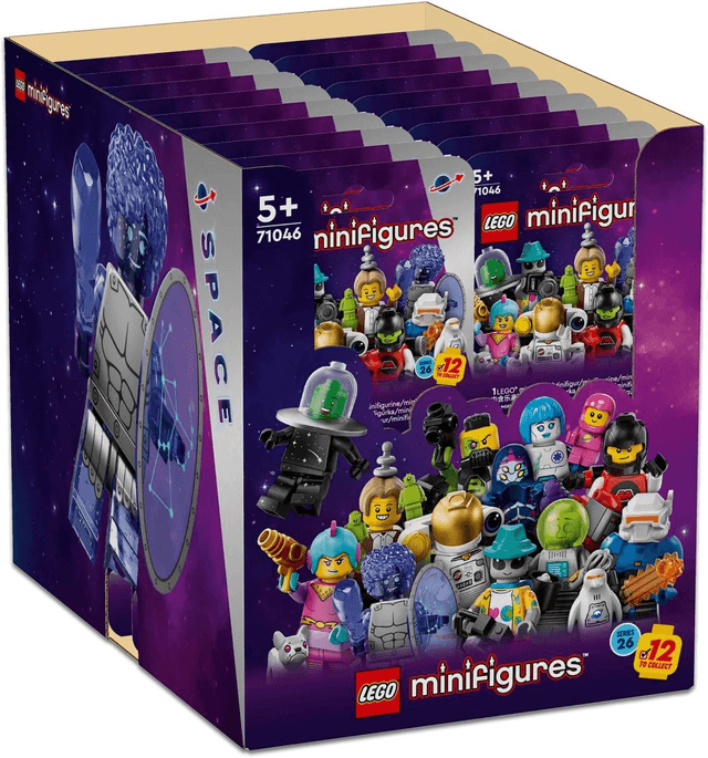 LEGO® Collectable Minifigures 71046 LEGO® Minifiguren Serie 26 (Space) - ganze Kiste (36 Figuren)